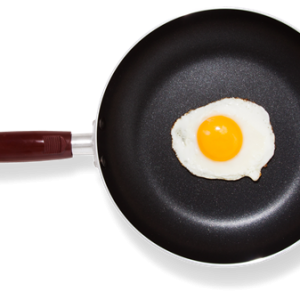 Egg in a frying pan